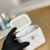 Chanel A68101 Small Vanity With Chain Lambskin White
