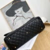 Chanel A91169 Flap Travel Bag Airport Series A94305 caviar calfskin Black Gold