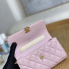Chanel AP2946 Phone Holder Clutch with Chain Lambskin Pink