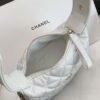 Chanel AP3095 Pouch Lambskin & Gold-Tone Metal White