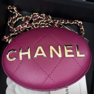 Chanel AP3252 Clutch With Chain Lambskin Wine Red