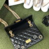 Chanel AS0874 Mini 2.55 Handbag Calfskin Strass Glass Pearls Black Gold