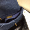 Chanel As1160 Chanel 19 Handbag Flap Shoulder Denim Blue