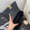 Chanel As1160 Chanel 19 Handbag Flap Shoulder Velvet Black