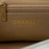 Chanel AS1787 Mini Flap Bag Football Lambskin White Gold