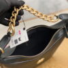 Chanel AS2910 Hobo Handbag Calfskin Black Gold