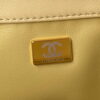 Chanel AS3117 Bucket Bag Lambskin Yellow
