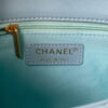 Chanel Small Flap Bag Lambskin Gold-Tone Metal AS3206 Blue