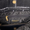 Chanel 22 Handbag Gold-Tone Metal AS3260 Black
