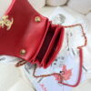 Chanel AS3365 Mini Flap Bag 17cm Lambskin Red