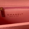 Chanel AS3499 Flap Bag Shearling Pink