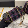 Chanel AS3572 Small Flap Bag Wool Tweed Purple
