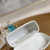 Chanel AS3729 Small Vanity Case Grained Calfskin & Gold-Tone Metal White