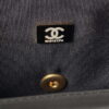 Chanel AS3737 Mini Flap Bag Lambskin Enamel & Gold-Tone Metal Black