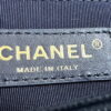Chanel AS3757 Mini Flap Bag Grained Calfskin & Gold-Tone Metal Navy Blue