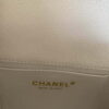 Chanel AS3828 Mini Flap Chain Bag White Calfskin Gold