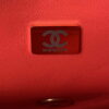 Chanel AS3829 Mini Flap Chain Bag Red Calfskin Gold