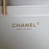 Chanel AS4058 Backpack Grained Shiny Calfskin & Gold-Tone Metal White