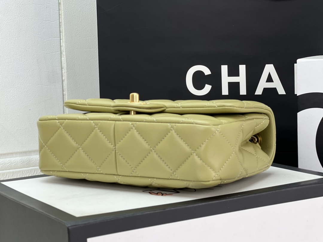 Chanel Flap bag with Top Handle (green)