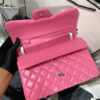 Chanel CF A01113 Classic Flap Bag in Lambskin Pink