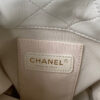 Chanel Pearl Bracelet Bucket Bag Lambskin AS2608 White