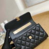Chanel AP2946 Phone Holder Clutch with Chain Lambskin Black