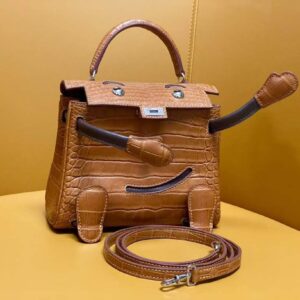 hermes kelly doll crocodile